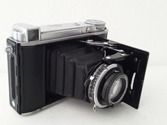 1938 Voigtlander Bessa 66 Baby 120 film Camera Compur shutter Voigtar 1:3.5 75MM