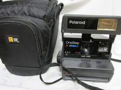 Vintage Polaroid One Step Close Up Camera With Case Logic Case – WORKS!!