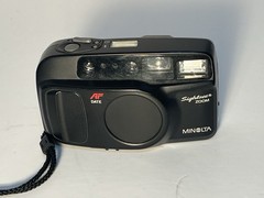 Minolta Sightseer Zoom AF Date 35mm Film Camera, Black