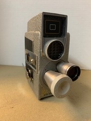 Vintage Revere Eye-Matic Magazine Eight 3-Lens Turret Wind-Up Camera Model CA-4 