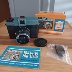 Vtg Tru-View Camera Stock No.90 in Box & Manuel included Made in Hong Kong.