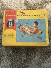 Vintage Kodak Brownie Starflex Outfit Camera with Original Box – Untested