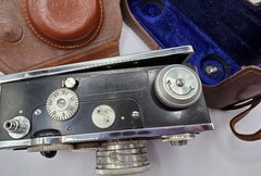 Vintage Argus Rangefinder Camera 50mm Coated Cintar Lens w/ Case Untested