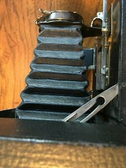 Antique KODAK Folding Brownie Ball Bearing Camera with AUTOTIME. Patented – 1908