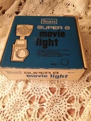 Vintage 1970 Sears Super 8 Movie Light