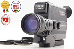 All Working [MINT] Canon 514 XL Super8 Movie Camera 9-45mm F/1.4 From JAPAN