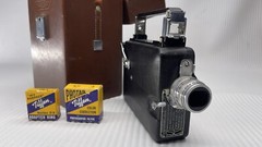 Cine-Kodak Magazine 16 Movie Camera w/Original Leather Case And Filters