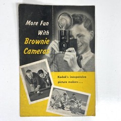 KODAK Brownie Baby Target Camera Print Ad Vintage 1940’s Photography Ephemera