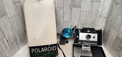 Vintage Polaroid Automatic 101 Land Camera w Case and Assessories UNTESTED