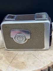 Vintage Kodak Brownie Windup Eight 8mm Film Movie Camera Working with film reels