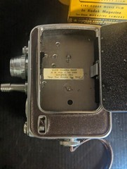 Bell & Howell 172 8mm Movie Camera w/ Case / Film/ Exposure Meter/Case untested