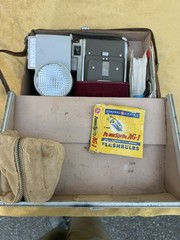 Vintage Polaroid Land Camera Model 80a with Case & Accessories Untest Highlander